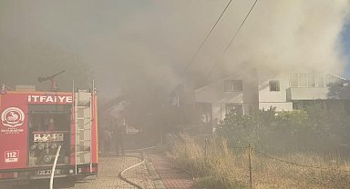 Denizli'de bir evde çıkan yangın vatandaşları korkuttu