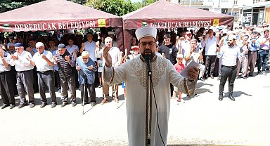 Derebucak'ta yağmur duası yapıldı