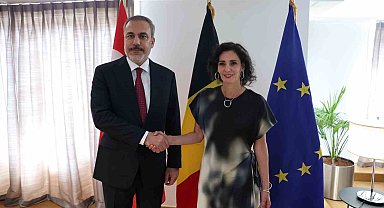 Dışişleri Bakanı Fidan, Belçika Dışişleri Bakanı Lahbib ile görüştü