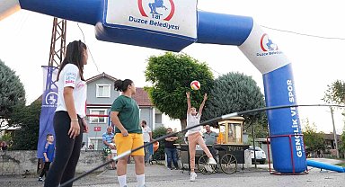 Düzce Belediyesi spor etkinliklerini mahallelere taşıyor