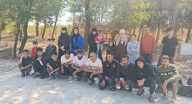Edirne'de 28 düzensiz göçmen yakalandı