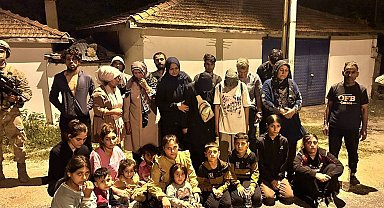 Edirne'de göçmen operasyonu: 38 kaçak yakalandı