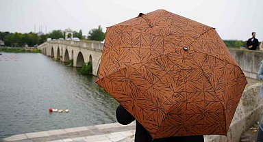 Edirne'de sağanak yağış