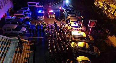 Erdek'te dron destekli huzur operasyonu