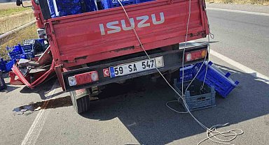 Ergene'de trafik kazası: 1 ölü