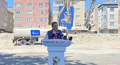 Esenler'de 17 Ağustos yıl dönümü öncesi kentsel dönüşüm çalışması