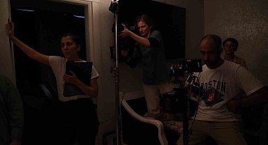 Esenler'de genç sinemacılar kendi filmlerini çekti