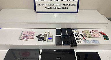 Esenyurt'ta polis, uyuşturucu madde ticareti yapan ve aranan şahıslara yönelik çalışma yapıldı