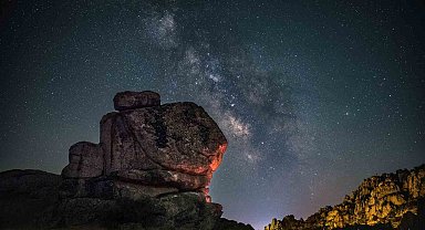 Eskişehirli fotoğrafçının objektifinden samanyolu karesi mest etti