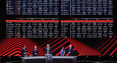 Fenerbahçe, Galatasaray ve Beşiktaş'ın rakipleri belli oldu