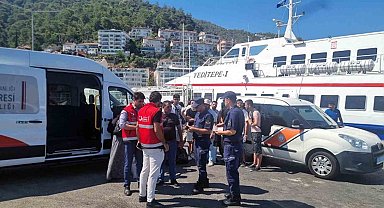 Fethiye-Marmaris feribotunda düzensiz göçmenler yakalandı