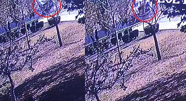 Freni patlayan yolcu midibüsünün otogar içine düşme anı kamerada