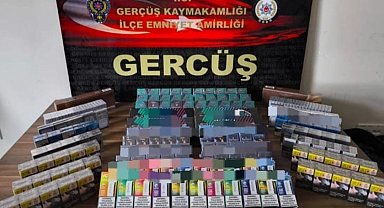 Gercüş'te gümrük kaçağı sigaralar ele geçirildi