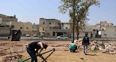 Haliliye'de yeni park çalışmaları sürüyor