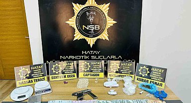 Hatay'da 16 adrese eş zamanlı uyuşturucu operasyonu: 12 tutuklama