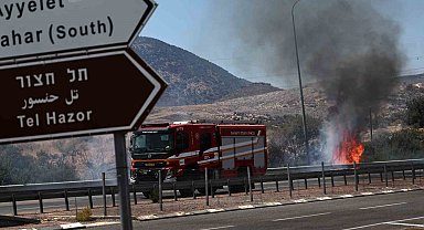 Hizbullah'tan İsrail'e İHA ve 55 roketle saldırı