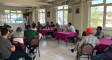 İl Tarım ve Orman Müdürü, çiftçilerle bir araya geldi