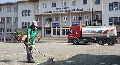 İnegöl'de okullar yeni eğitim öğretim yılına hazırlanıyor