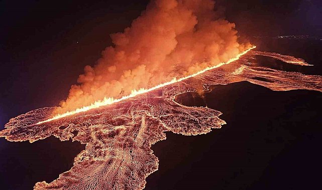 İzlanda'nın Reykjanes Yarımadası'nda 6. kez yanardağ patladı