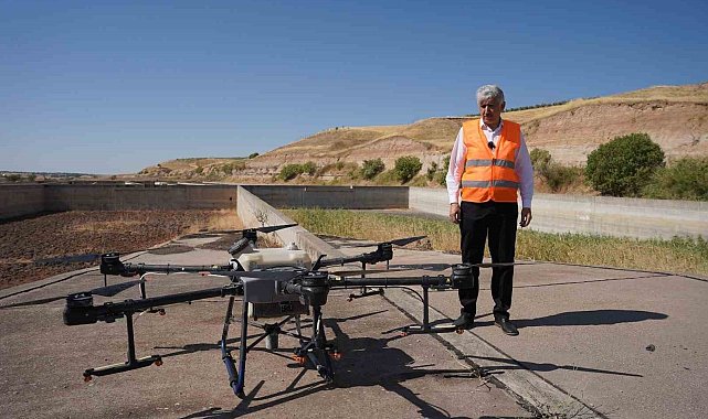 Kahta'da sivrisinekle mücadelede dronlu çözüm
