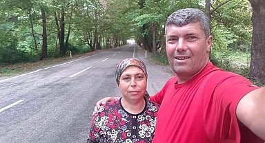Kamyonet 50 metrelik uçuruma yuvarlandı: 1 ölü, 1 yaralı