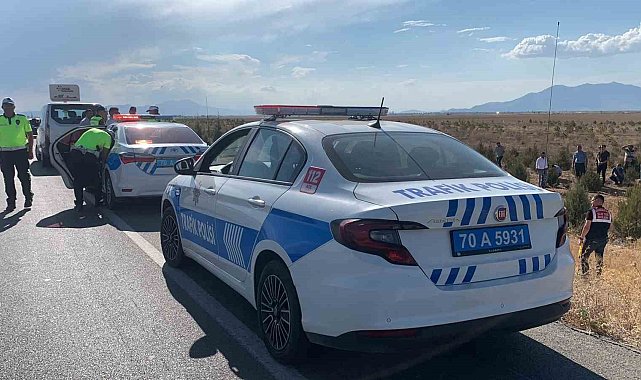 Karaman'da motosiklet kazası: 1 ölü