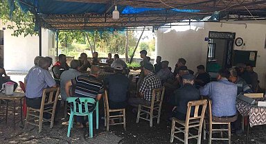 Karpuzlu İlçe Tarım ve Orman Müdürlüğü Çobanisa Mahallesi'nde çiftçilerle buluştu