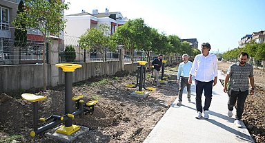 Kartepe'de çevre düzenlemesi çalışmaları hızla sürüyor
