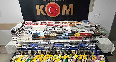 Kastamonu'da binlerce makaron ele geçirildi