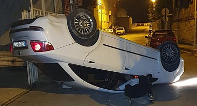 Kastamonu'da iki otomobil çarpıştı: 2'si futbolcu 5 yaralı
