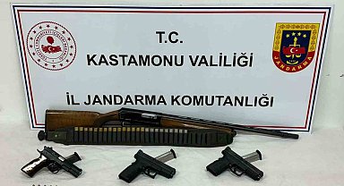 Kastamonu'da kaçak silah operasyonu: 1 gözaltı