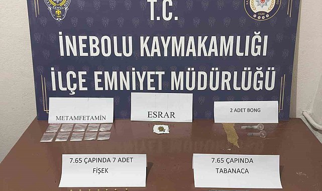 Kastamonu'da uyuşturucuyla yakalanan şahıs gözaltına alındı