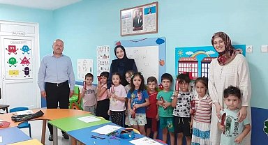 Kaymakam Çanakçıoğlu kurs öğrencileriyle bir araya geldi