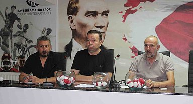 Kayseri 1. Amatör Küme fikstürü çekildi