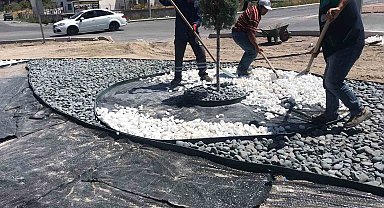 Kayseri Büyükşehir'den "kuru peyzaj" uygulamaları