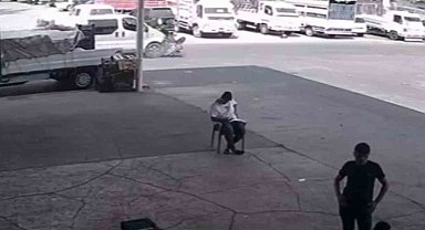 Kaza anı ve yaralıların sürüklenmesi anbean görüntülendi