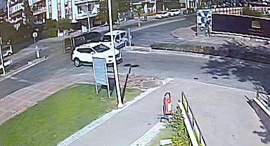 Kaza yola getirdi