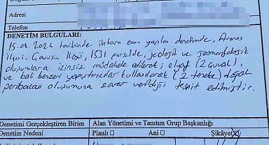 Kiğılı 'su bazlı madde kullanıldığını' iddia etti, tutanaklarda 'bali' ifadesi yer aldı