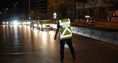 Kırıkkale'de 157 araç trafikten men edildi