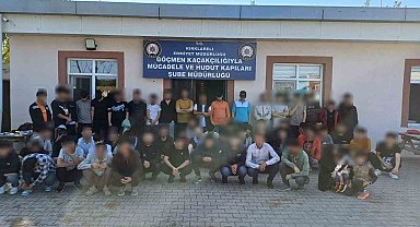 Kırklareli'nde kamyon dolusu kaçak yakalandı