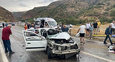 Kontrolden çıkan otomobil takla attı: 2'si çocuk 4 yaralı