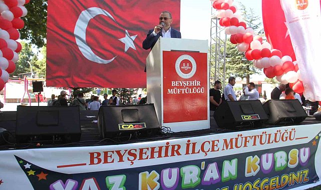 Konya'da Yaz Kur'an Kursları Bitirme Şenliği düzenlendi