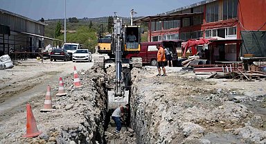 Kuşadası Ağaç İşleri Sanayi Sitesi'nde alt ve üstyapı çalışmaları sürüyor