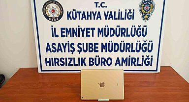 Kütahya'da 12 yaşındaki çocuk kütüphaneden çaldığı tablet ile yakalandı
