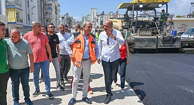 Kuzeyyaka mahallesinde sıcak asfalt sevinci