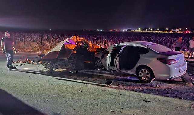 Lüleburgaz'da trafik kazası: Karı-koca hayatını kaybetti