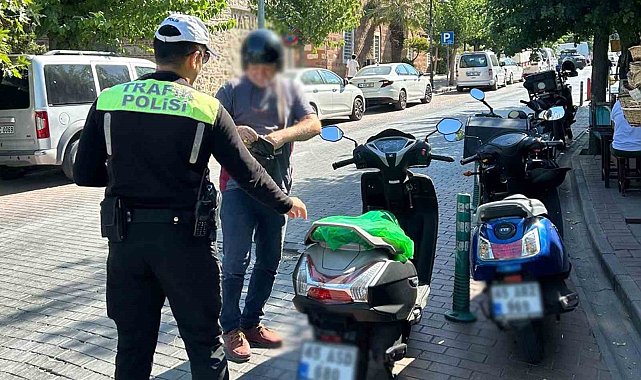 Manisa'da 53 motosiklet daha trafikten men edildi