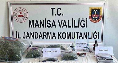Manisa'da jandarmadan uyuşturucu operasyonu