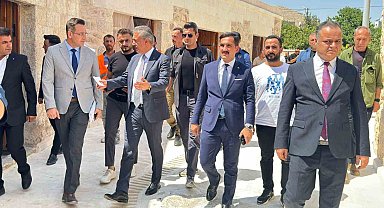 Mardin Valisi Akkoyun, Dargeçit tarihi çarşıyı inceledi