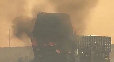 Mardin'de 2 tır çarpıştı: 1 yaralı